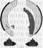 BORG & BECK BBS1055K Brake Shoe Set